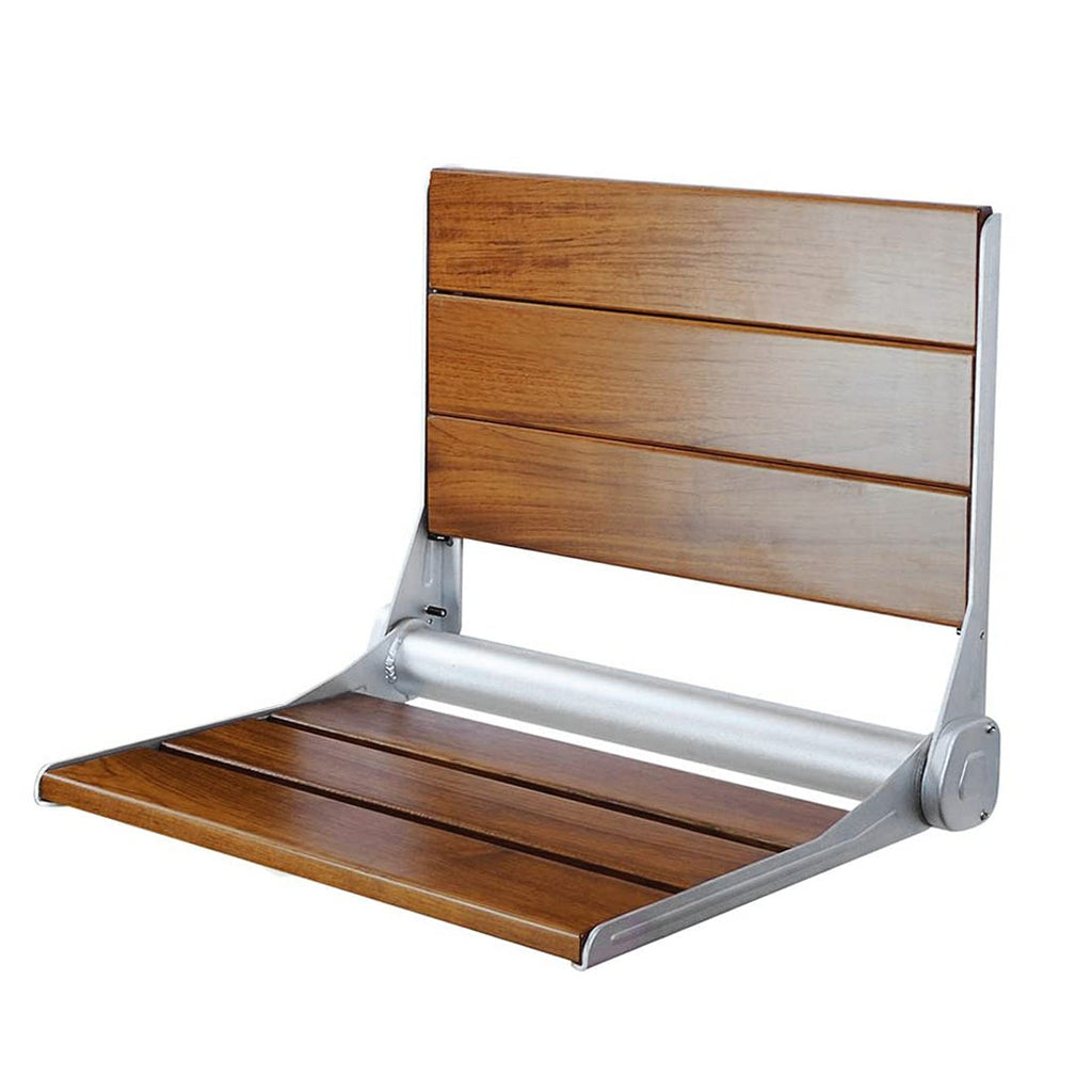 18" Folding Teak Wood Shower Bench Seat N5648