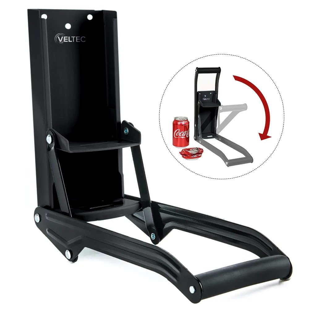 16 Oz and 12 Oz Wall-Mounted Can Crusher and Bottle Opener S280562