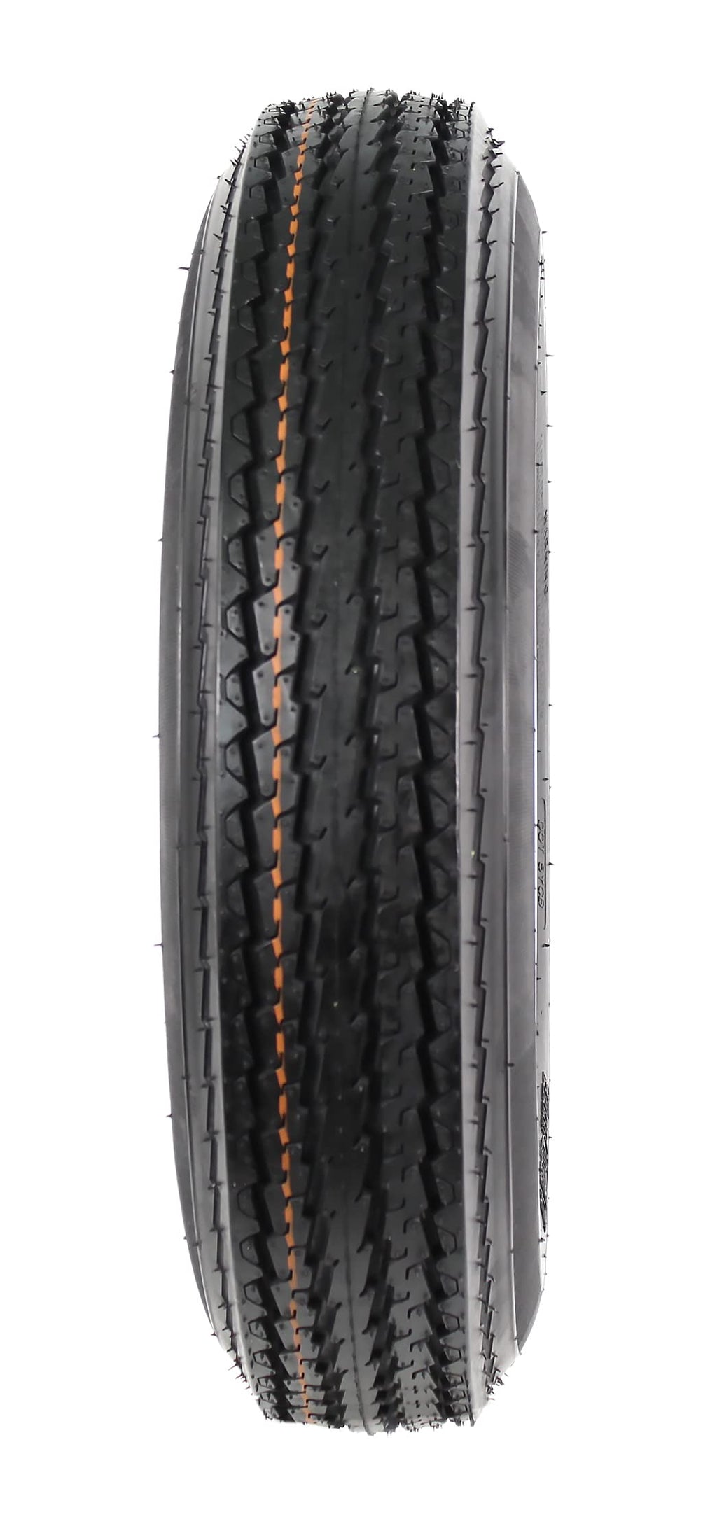 2-Pack Trailer Tire Rim Assembly 5.30-12 5 Lug White LRC I82893