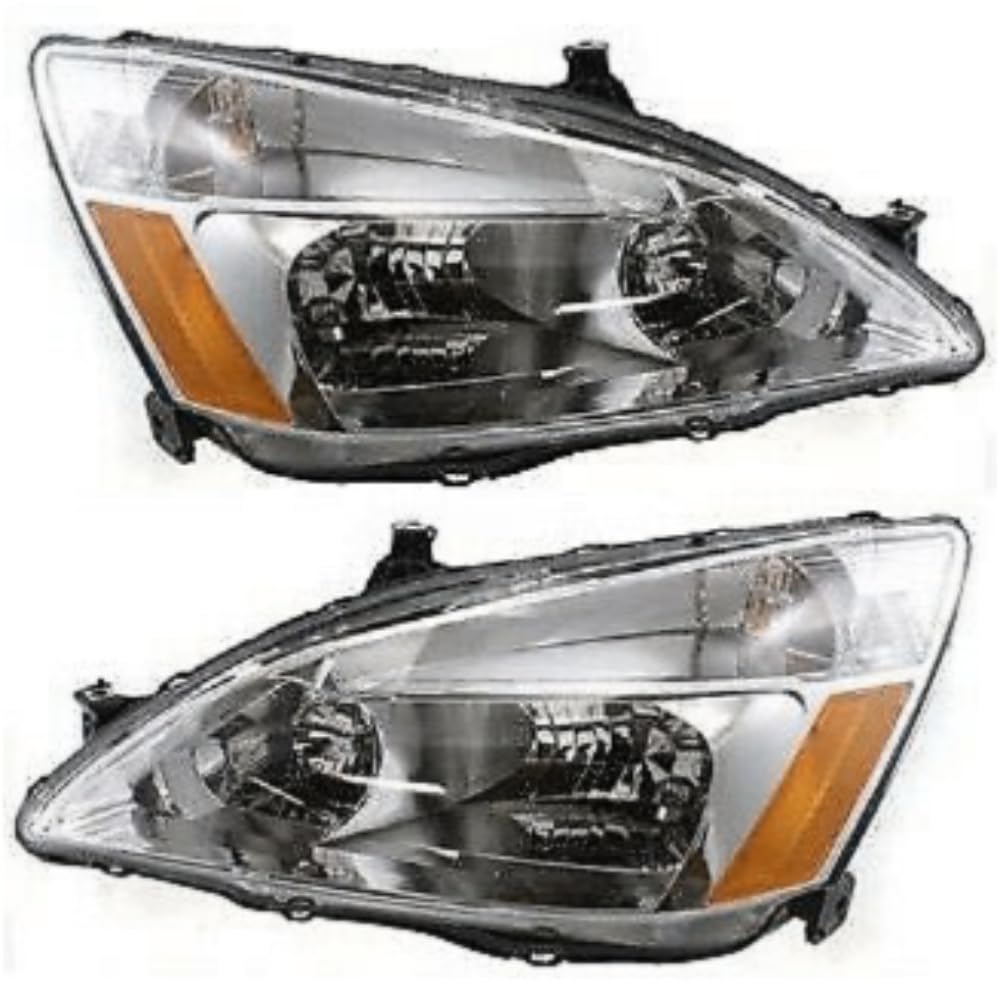 Headlight Set Left Right Clear Lens C53663
