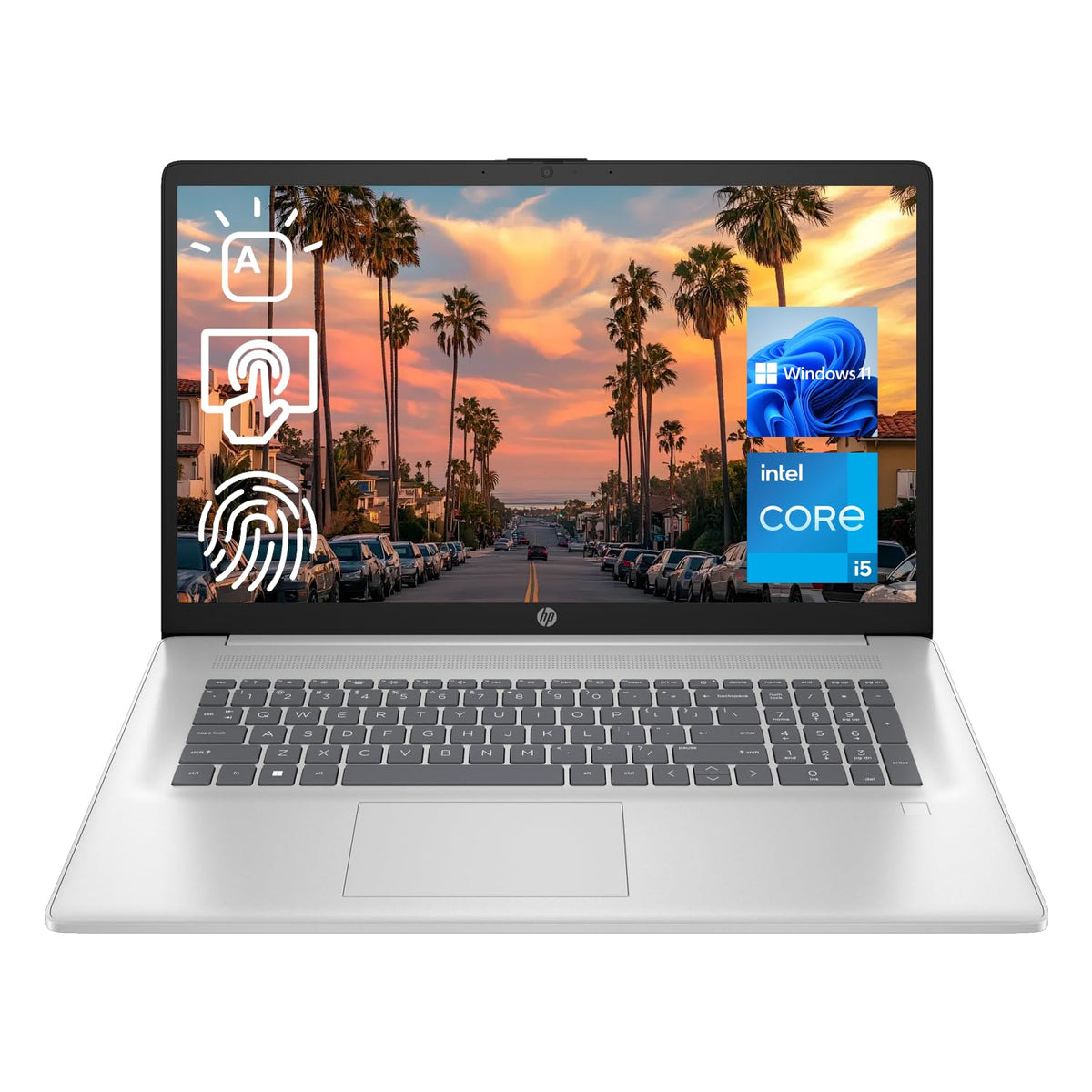 17.3" HD+ Touchscreen Laptop, Intel Core i5, 32GB RAM, 1TB SSD, Silver W3101