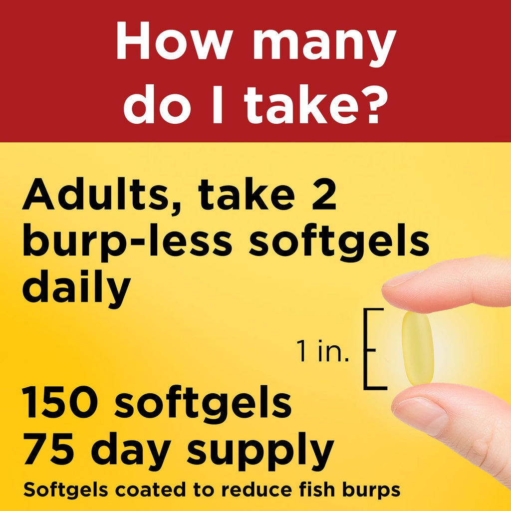 Fish Oil Omega 3 1000mg Softgels G7171
