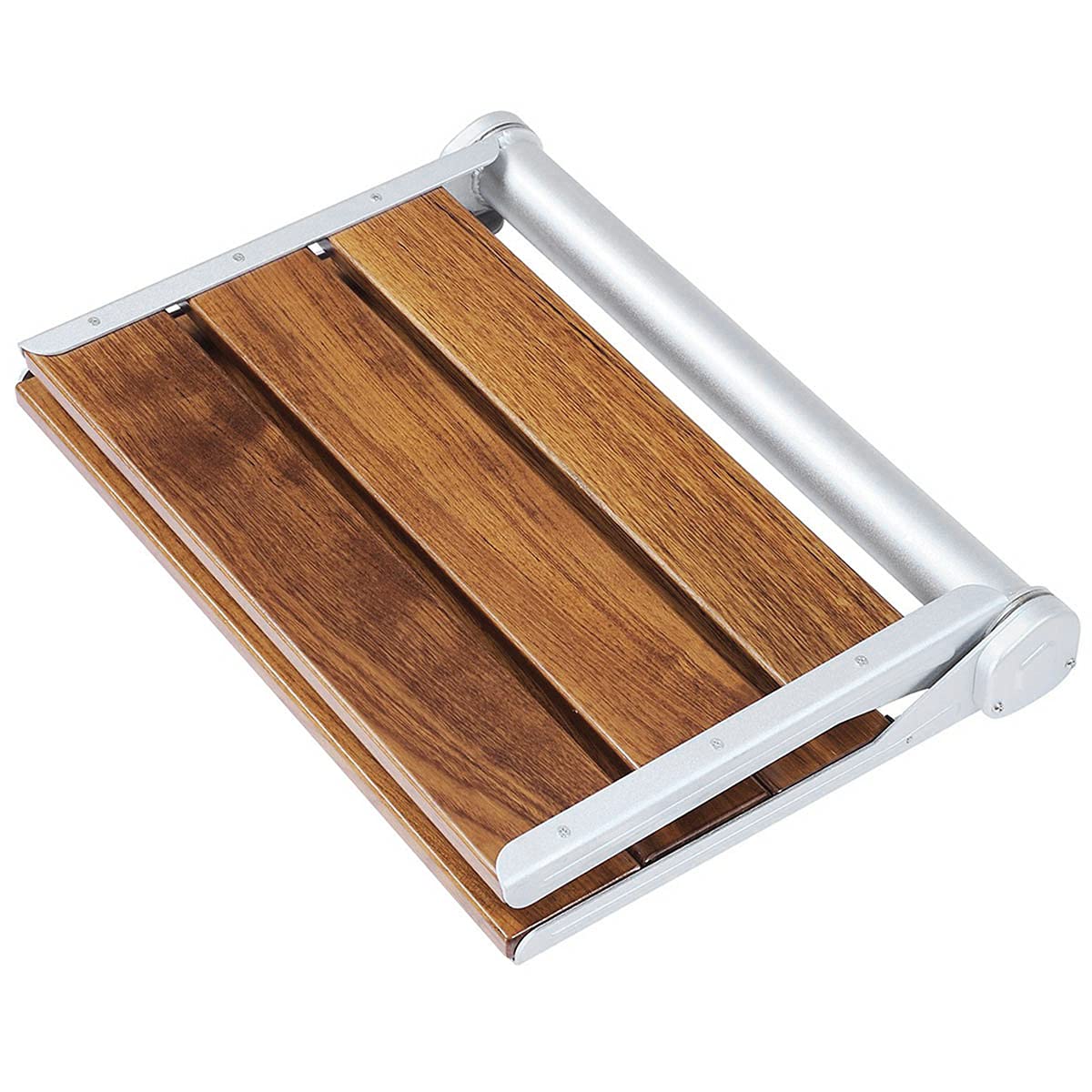 18" Folding Teak Wood Shower Bench Seat N5648