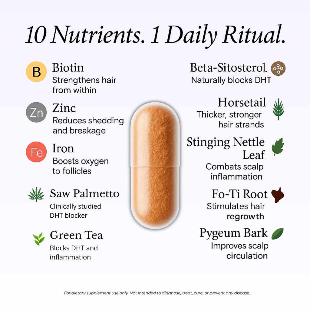 Biotin Collagen Hair Support Supplement 30 Capsules Q962