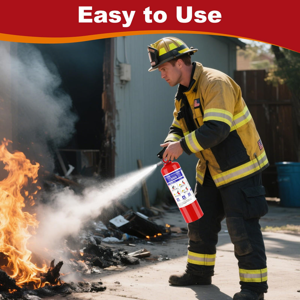 2 Pack 2.5 lb ABC Dry Chemical Fire Extinguisher J397968