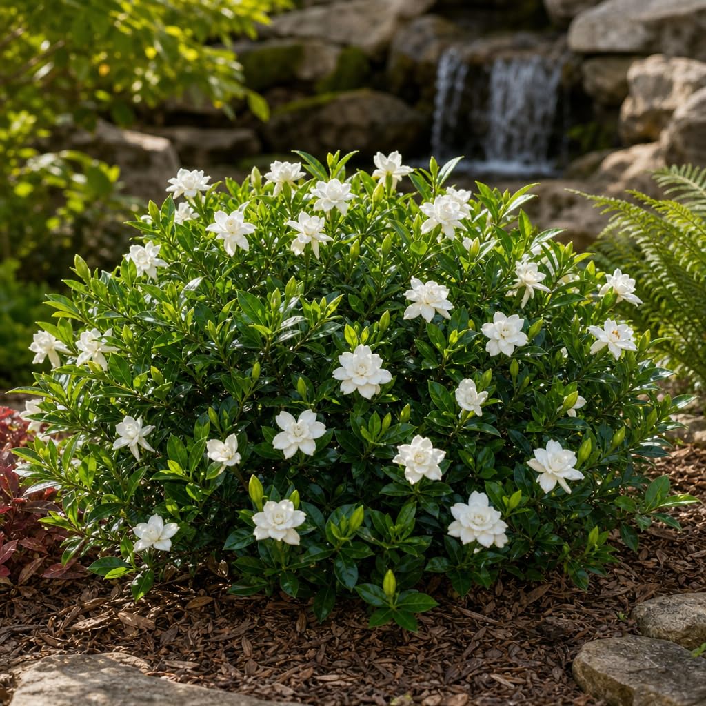 2 Extra Large 3 Gallon Frostproof Gardenia Jasminoides Fragrant Evergreen Shrub Z7892