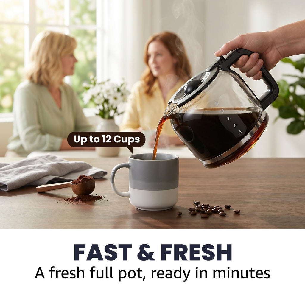12-Cup Programmable Drip Coffee Maker G7308