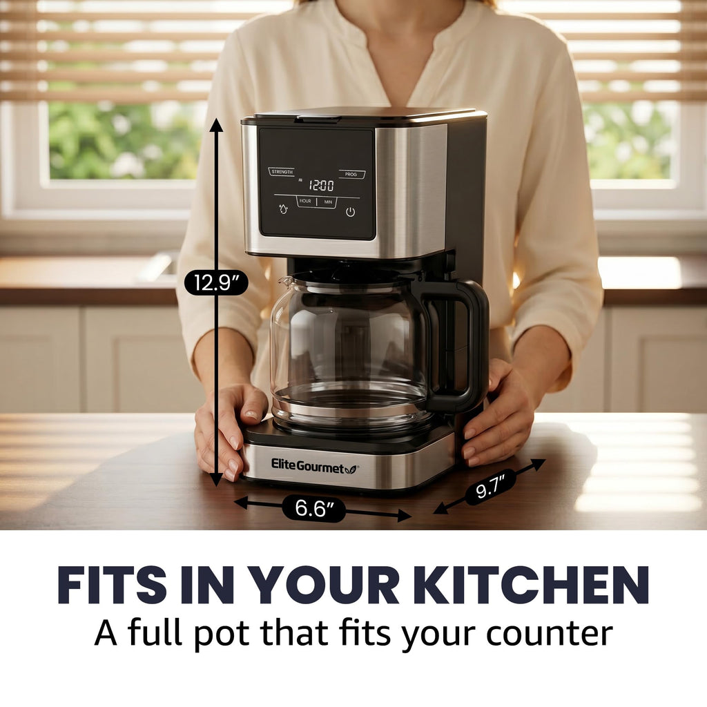12-Cup Programmable Drip Coffee Maker G7308
