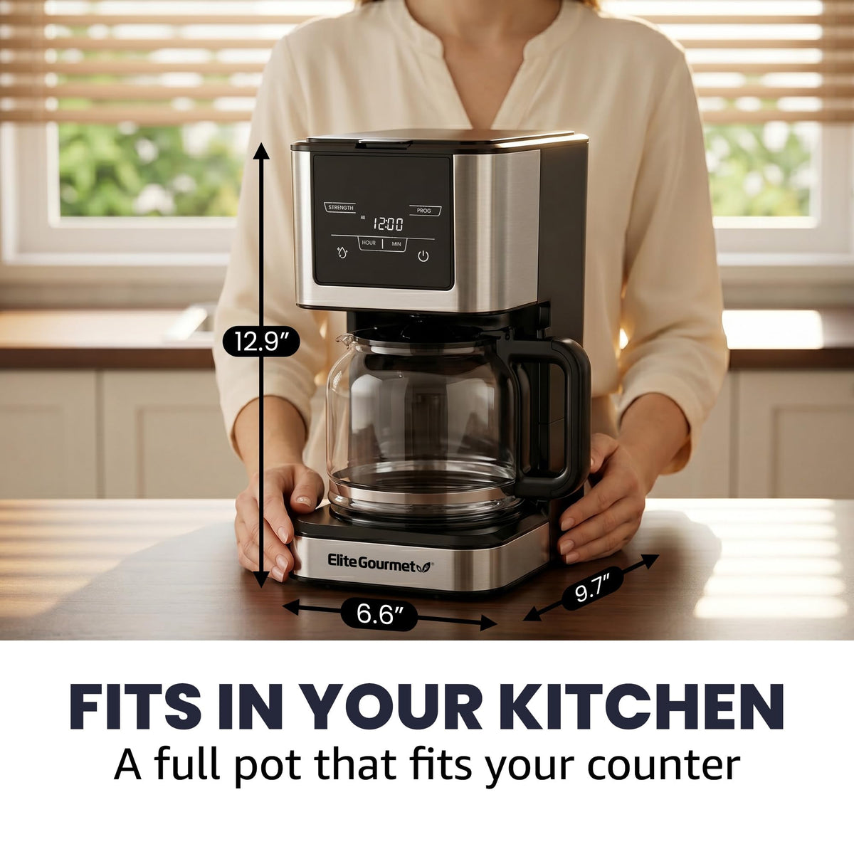 12-Cup Programmable Drip Coffee Maker G7308
