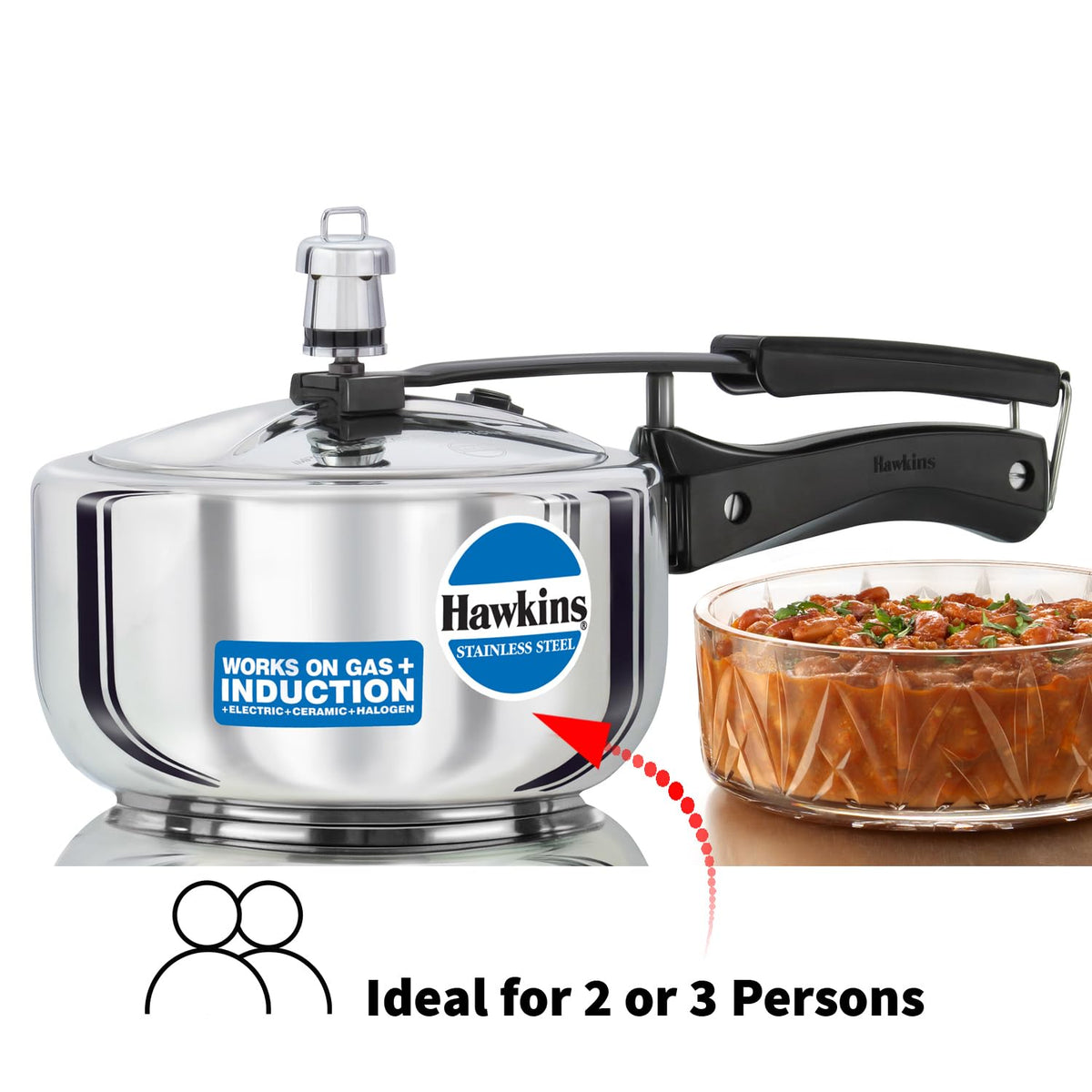 2 Litre Pressure Cooker S535
