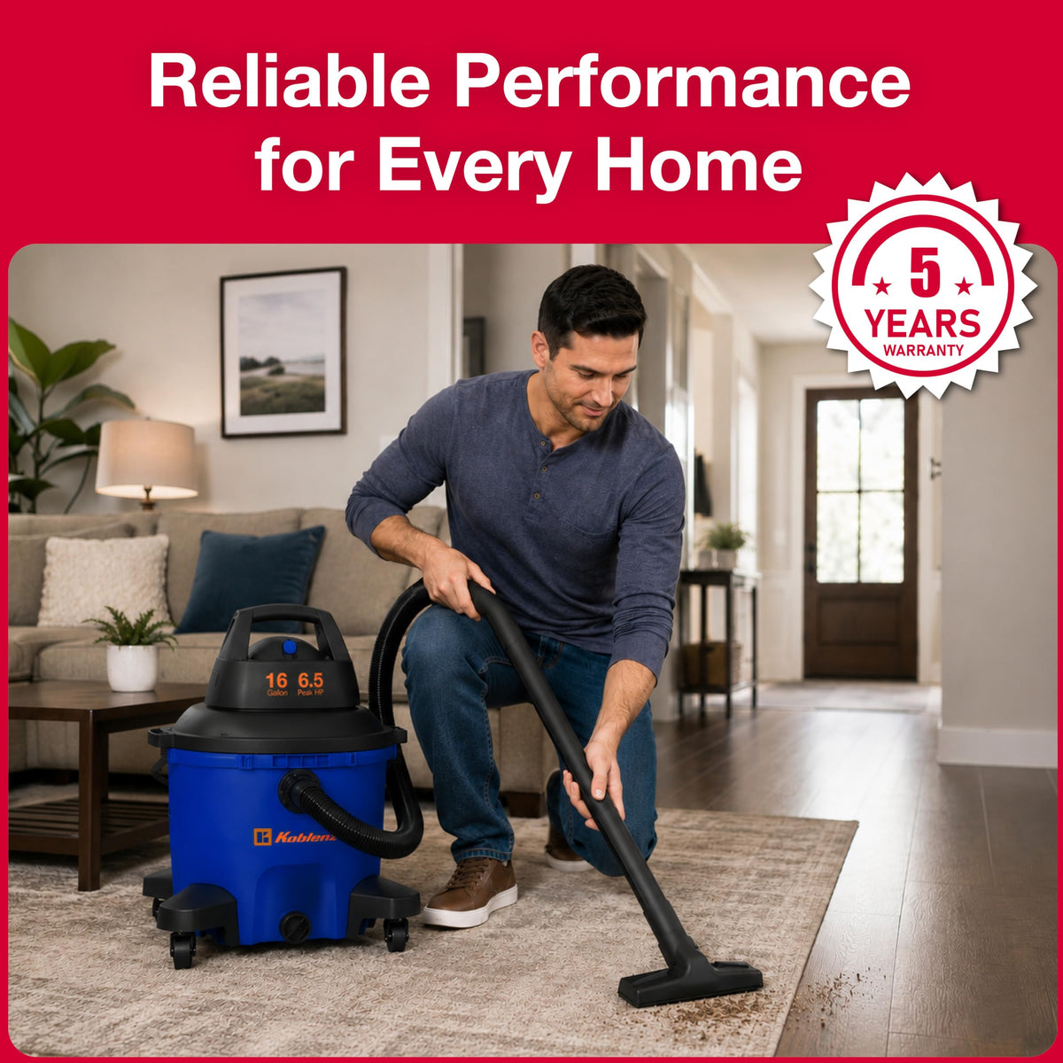 16 Gallon Wet Dry Vacuum Cleaner N5714