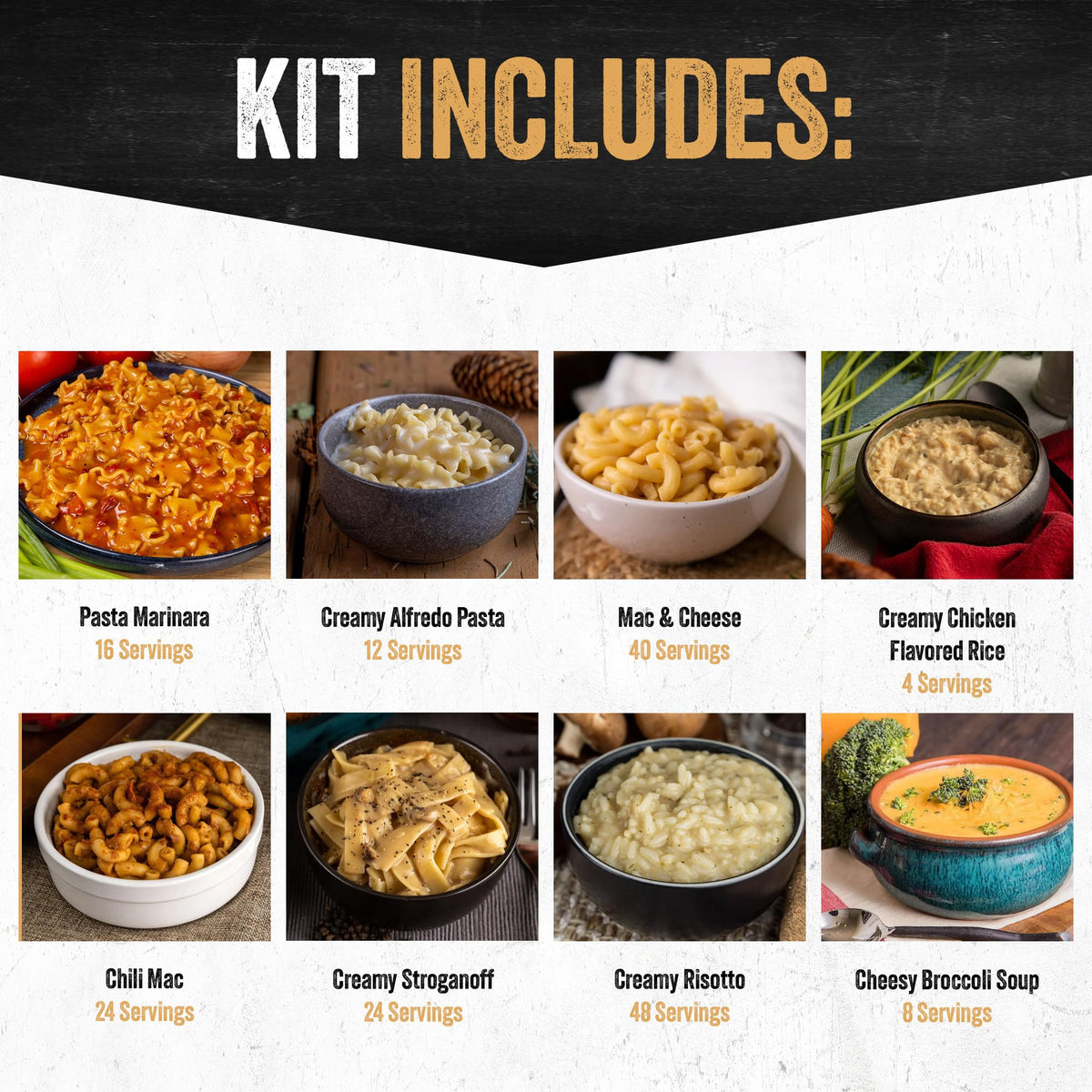 3-Month Emergency Food Supply 846 Servings H10770